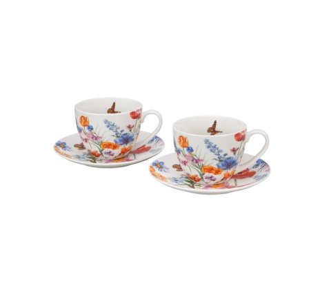 DUO KPL 2 FILIŻANKI SPODKI 280ML SPRING K.5367