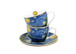 DUO KPL 2 FILIŻANKI ZE SPOD. STARRY NIGHT K.7478