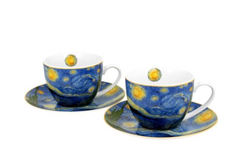 DUO KPL 2 FILIŻANKI ZE SPOD. STARRY NIGHT K.7478