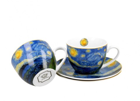 DUO KPL 2 FILIŻANKI ZE SPOD. STARRY NIGHT K.7478