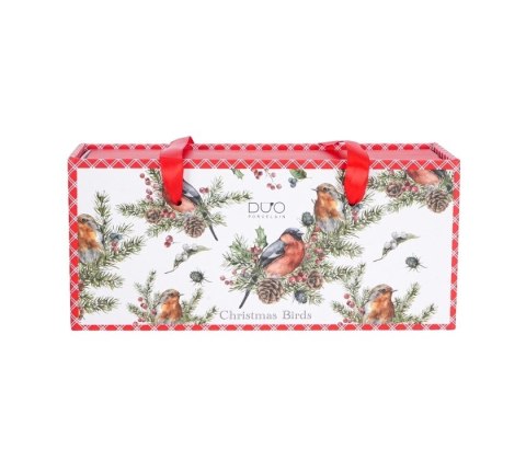 DUO KPL 2 KUBKI CLASSIC CHRISTMAS BIRDS 1 K.7934