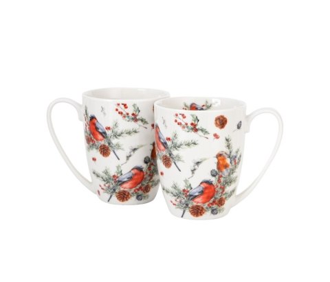 DUO KPL 2 KUBKI CLASSIC CHRISTMAS BIRDS 1 K.7934
