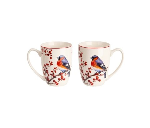 DUO KPL 2 KUBKI CLASSIC CHRISTMAS BIRDS 3 K.9396