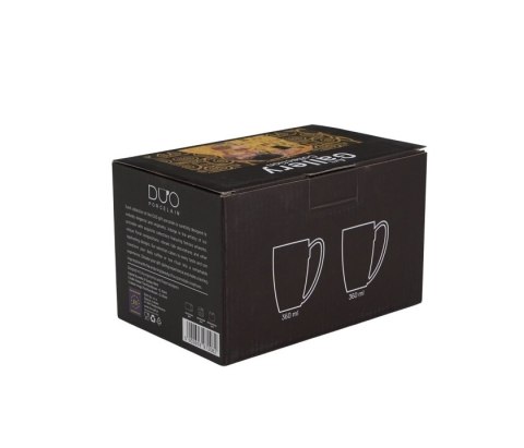 DUO KPL 2 KUBKI KLIMT KISS BROWN K.72082