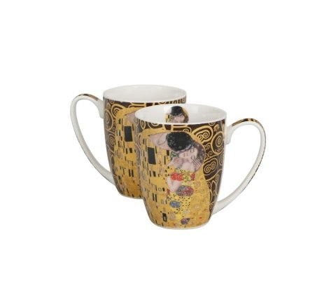 DUO KPL 2 KUBKI KLIMT KISS BROWN K.72082