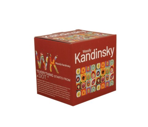DUO KUBEK BARYŁKA ZAPARZACZ KANDINSKY SQUARES 0140