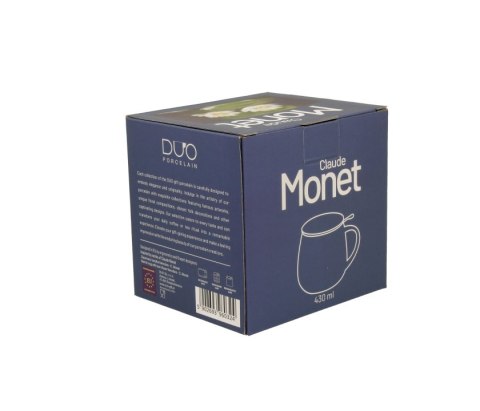 DUO KUBEK BARYŁKA ZAPARZACZ MONET NENUFARS K.0324