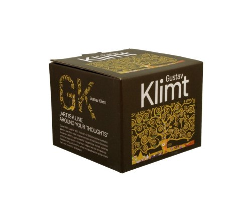 DUO KUBEK PROSTY KLIMT TREE OF LIFE BROWN K.7126