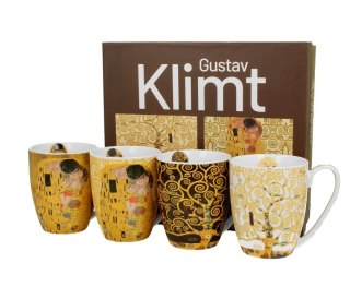 DUO ZESTAW 4 KUBKÓW CLASSIC GUSTAV KLIMT K.6884