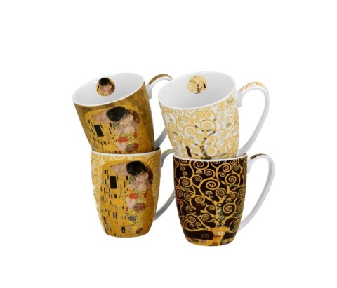 DUO ZESTAW 4 KUBKÓW CLASSIC GUSTAV KLIMT K.6884