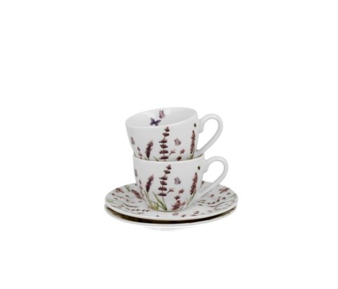 KPL 2 FILIŻANKI ESPRESSO CLASSIC LAVENDER K.8416