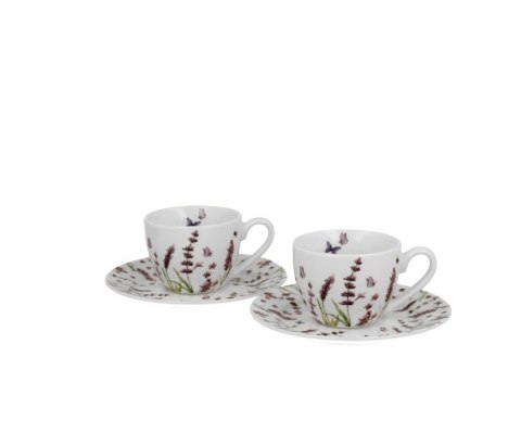 KPL 2 FILIŻANKI ESPRESSO CLASSIC LAVENDER K.8416