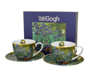 KPL 2 FILIŻANKI ZE SPOD. VAN GOGH IRISES K.7706