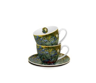 KPL 2 FILIŻANKI ZE SPOD. VAN GOGH IRISES K.7706
