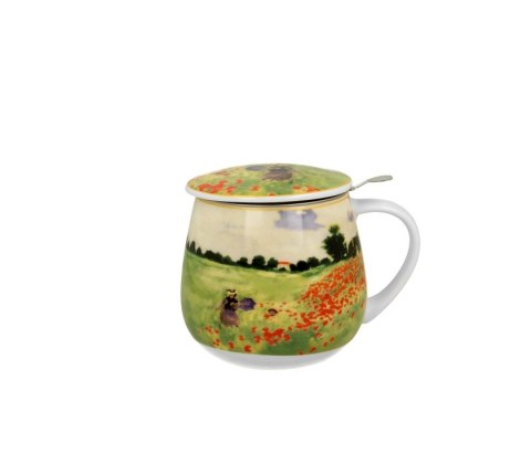 KUBEK BARYŁKA ZAPARZACZ MONET POPPY FIELD K.0263