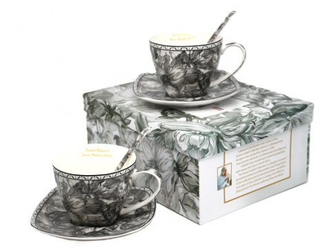 PIP W23GR60-03863 KPL 2 FILIŻANEK SPOD. GREY ROSE