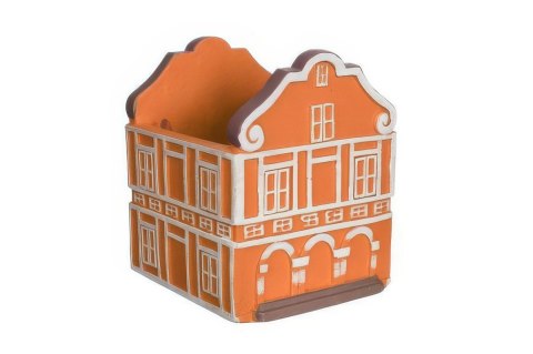 33487 Osłonka domek Viva la Vida H13 cm pomarańcz