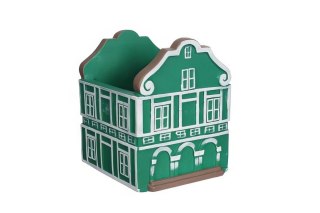 33487 Osłonka domek Viva la Vida H13 cm zielony