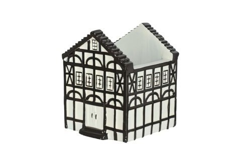 33489 Osłonka domek Strassbourg white H13 cm WZ.1