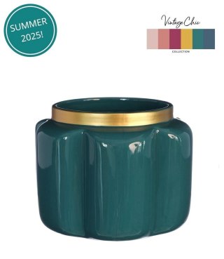 38124 POUFF DONICZKA PETROL 15,8x12cm