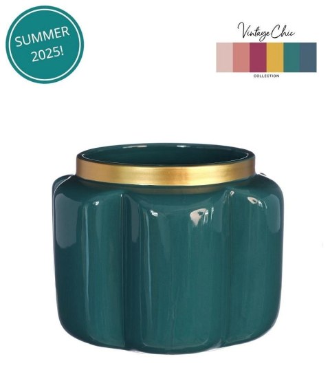 38124 POUFF DONICZKA PETROL 15,8x12cm
