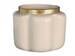 38131 POUFF DONICZKA KREMOWA 17,6x13,7cm