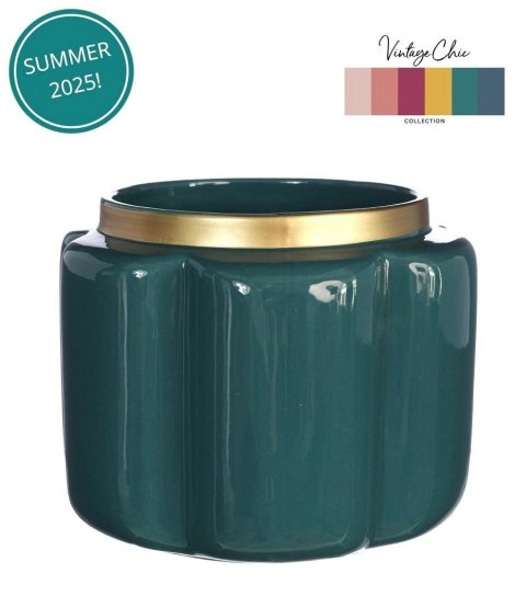 38134 POUFF DONICZKA PETROL 17,6x13,7cm