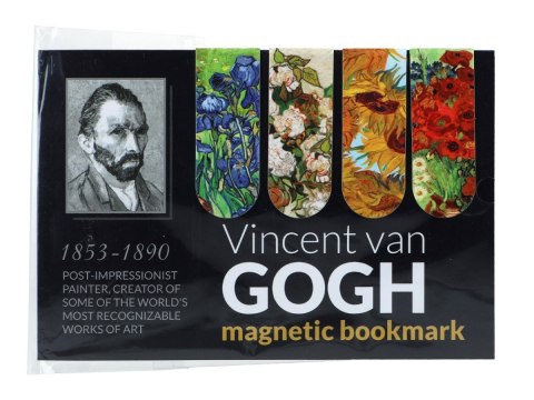 CARM. 013-4186 KPL 4 ZAKŁADEK MAGNETYCZ. VAN GOGH