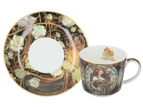 CARM. 539-0060 FILIŻANKA ZE SPODKIEM ALFONS MUCHA
