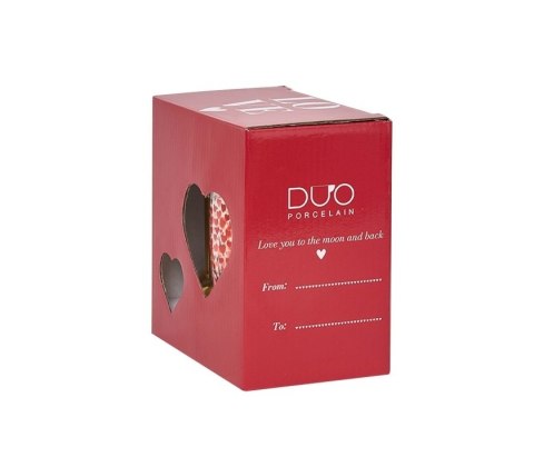 DUO KUBEK Z MET.ZAPARZACZEM SERCE DRZEWO K.5069