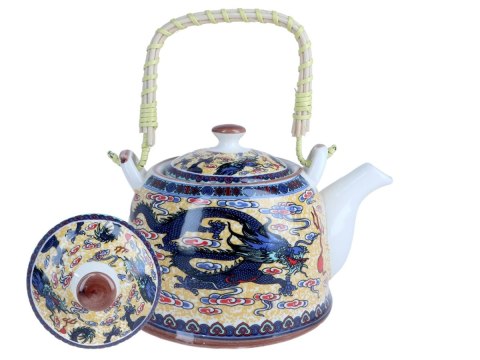 H. 418-5125 CZAJNIK CERAMICZNY Z ZAPARZACZEM