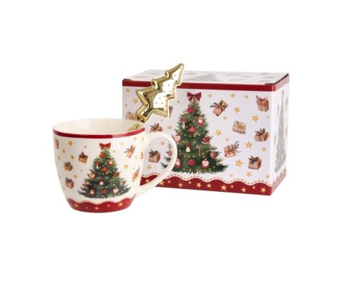 KUBEK 460ML Z ZAPARZACZEM CHRISTMAS TREE 3 K.9211