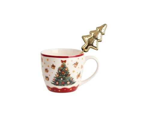 KUBEK 460ML Z ZAPARZACZEM CHRISTMAS TREE 3 K.9211