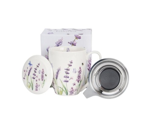 KUBEK Z ZAPARZACZEM CLASSIC LAVENDER GIFT BOX 0785