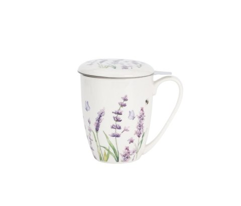 KUBEK Z ZAPARZACZEM CLASSIC LAVENDER GIFT BOX 0785