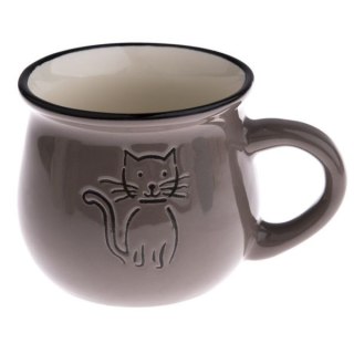 DS KK5093 KUBEK BECZUŁKA ESPRESSO KOT SZARY