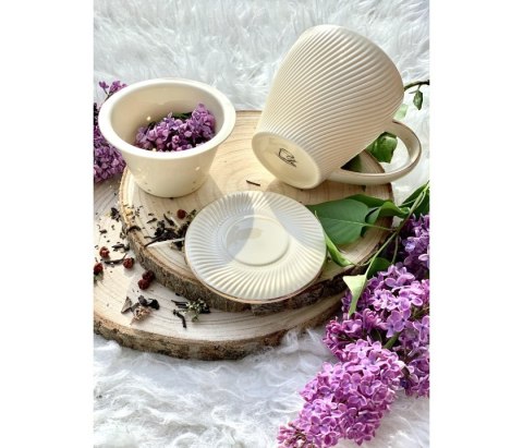 DUO ECRU KUBEK ZAPARZACZ ICE CREAM K.8612