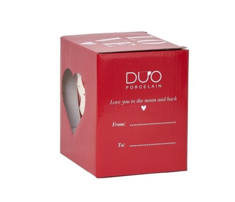 DUO KUBEK Z ZAPARZACZEM PIES SERCA K.4741