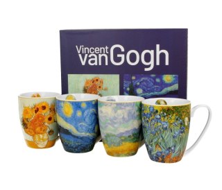 DUO ZESTAW 4 KUBKÓW CLASSIC VAN GOGH K.7324