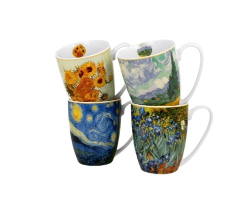 DUO ZESTAW 4 KUBKÓW CLASSIC VAN GOGH K.7324