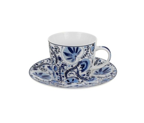 ETHNIC FILIŻANKA ZE SPOD. NARESH BLUE K.6202