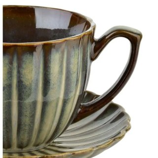 MX HTPT5691 EVIE GREEN FILIŻANKA ZE SPODKIEM 300ML