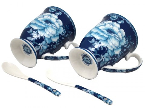 PIP W23BL10-03955 KPL 2 KUBKÓW BLUE ROSE