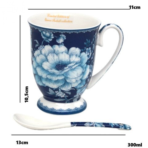 PIP W23BL10-03955 KPL 2 KUBKÓW BLUE ROSE