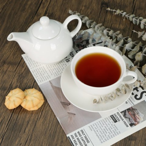 T. CR5-B CZAJNIK Z FILIŻANKĄ TEA FOR ONE BIAŁY