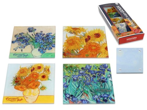 CARM. 195-0151 KPL 4 PODKŁADEK SZKLAN. VAN GOGH