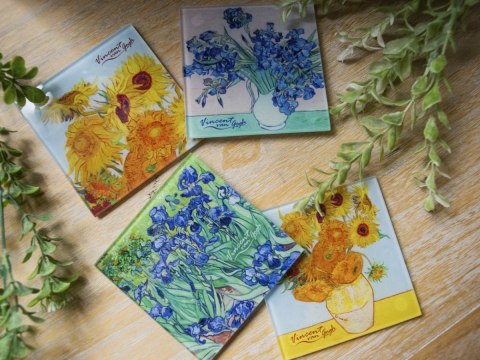 CARM. 195-0151 KPL 4 PODKŁADEK SZKLAN. VAN GOGH