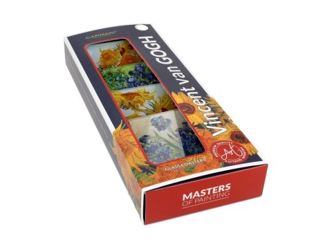 CARM. 195-0151 KPL 4 PODKŁADEK SZKLAN. VAN GOGH