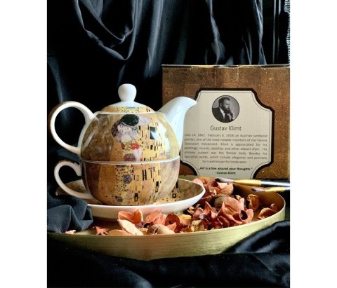 DUO TEA FOR ONE Z ZAPARZ. KLIMT KISS CLASSIC 6907