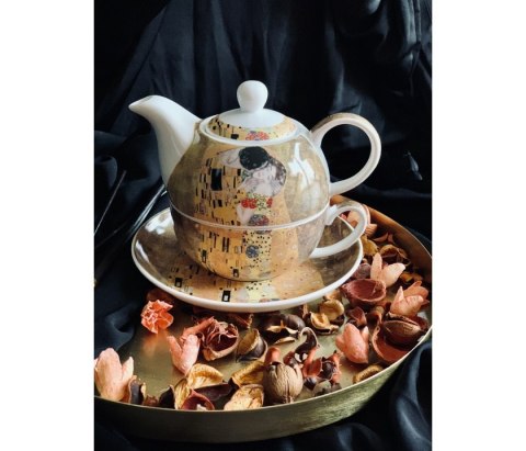 DUO TEA FOR ONE Z ZAPARZ. KLIMT KISS CLASSIC 6907